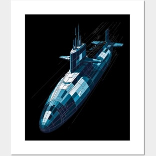 Silent Hunter | Virginia-Class Submarine Tee Posters and Art